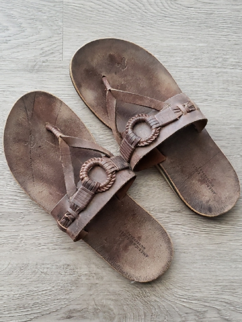 American Eagle Leather Sandals